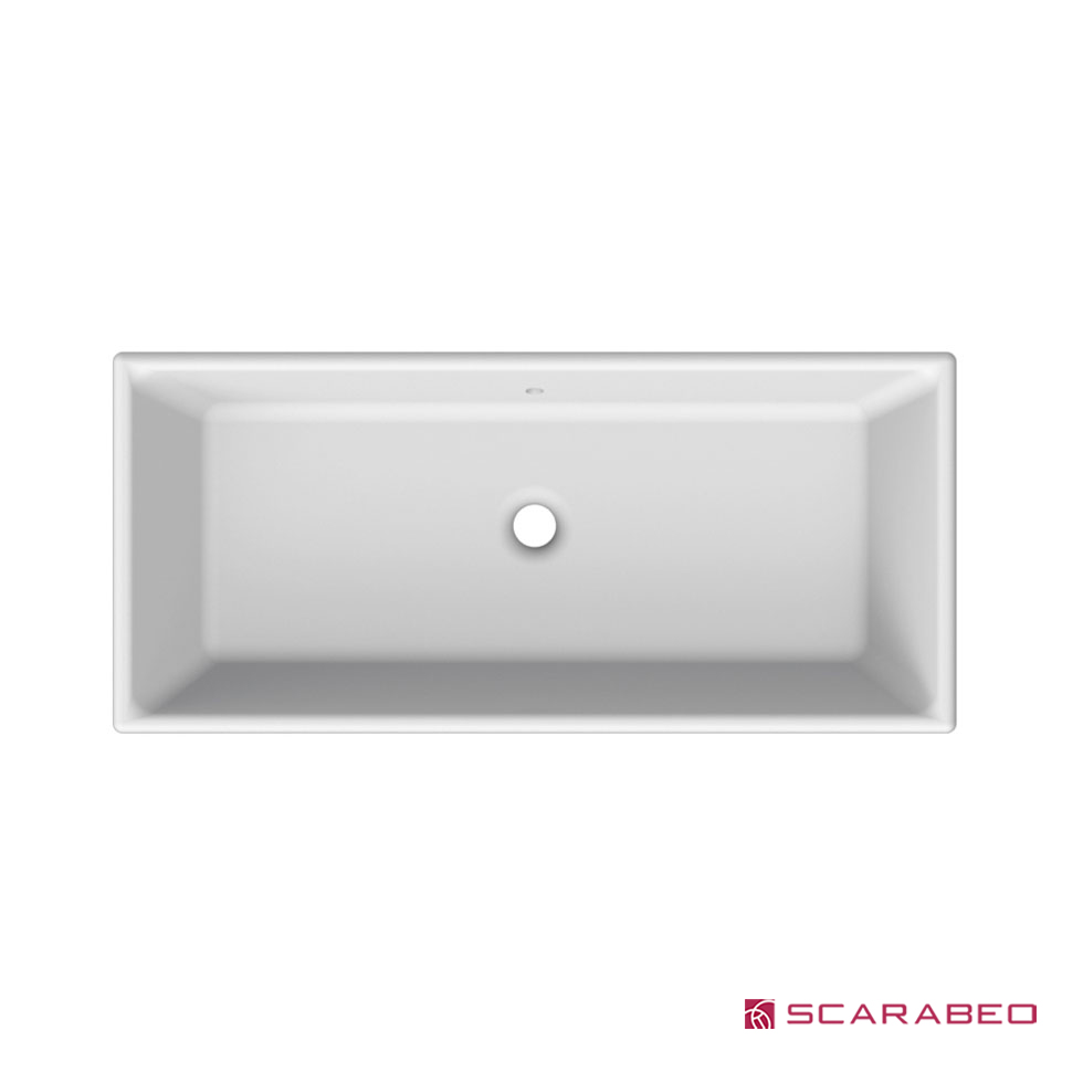 ΝΙΠΤΗΡΑΣ GAIA80 87,5x39,5 SCARABEO WHITE