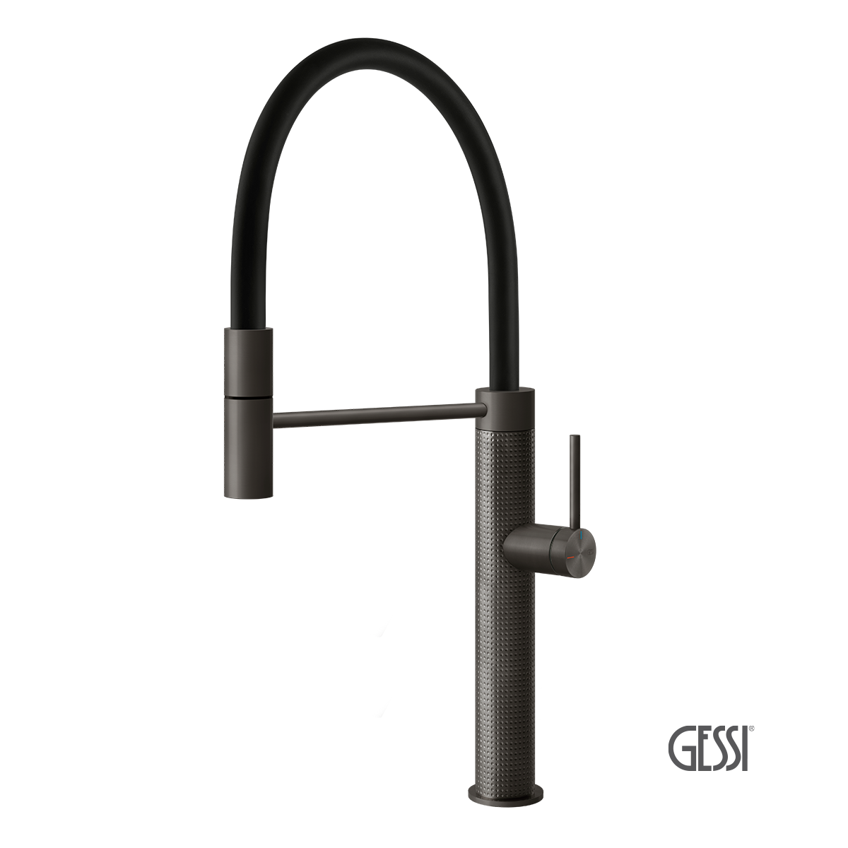 ΜΠΑΤ.ΝΕΡΟΧ. CESELLO GESSI INOX316 BLACK METAL BRUSHED PVD