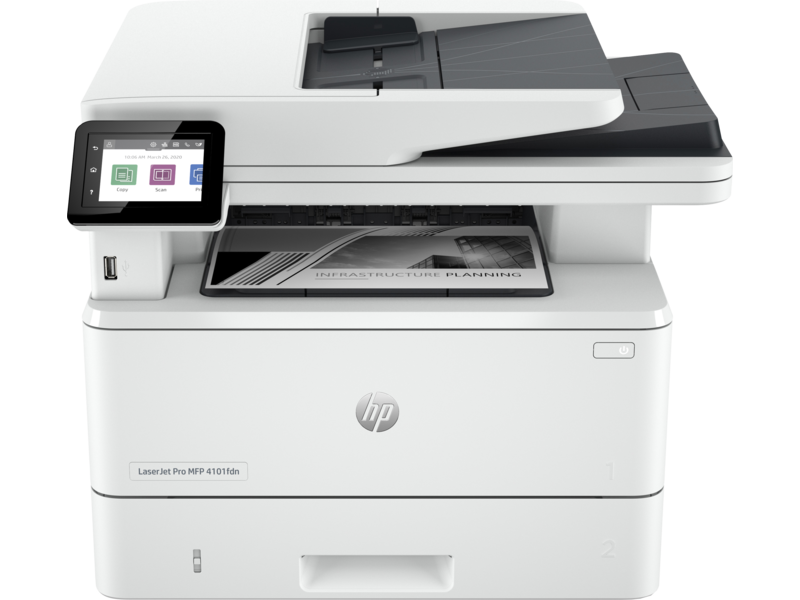 HP LaserJet Pro MFP 4102fdw Printer - 2Z624F