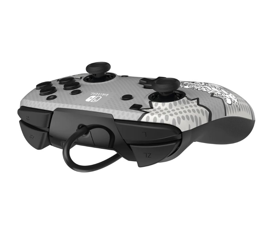 PDP - Wired Controller for Nintendo Switch and Pc Mario Grey Rematch