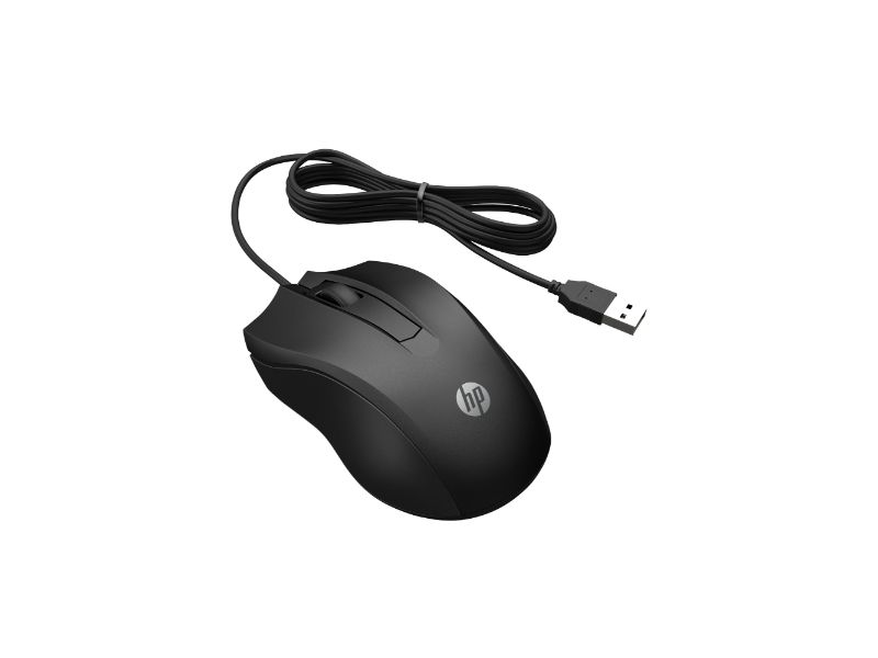 HP 105 Black Wired Mouse 822M9UT