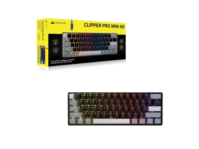CORSAIR Keyboard Clipper PRO Mini 60% - CH-979101J-NA